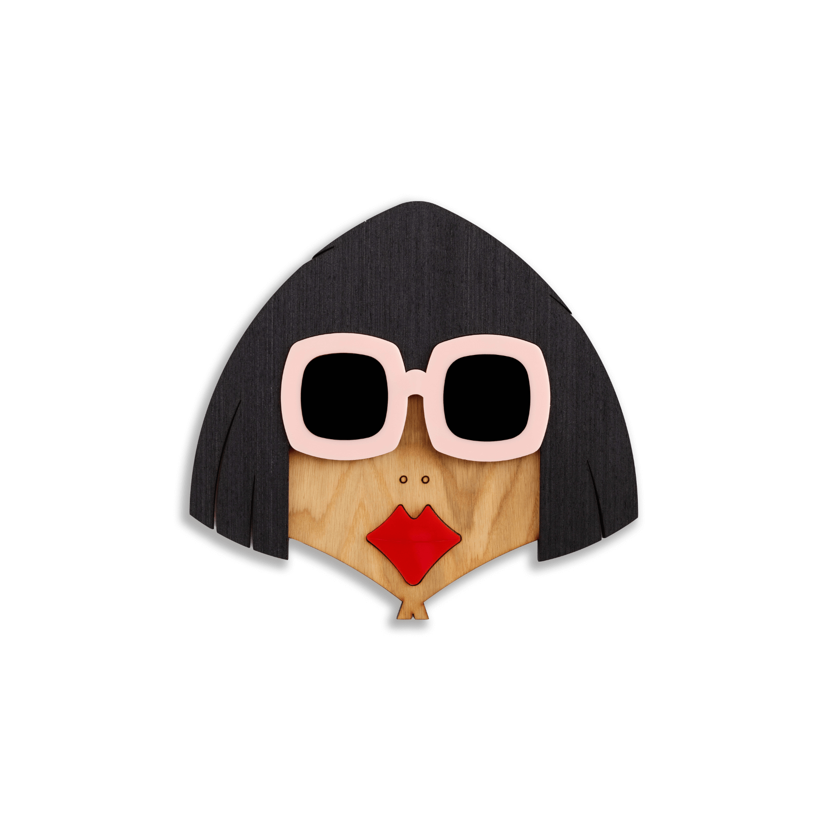 Hipster Masques + Morris + Rita + Roxy (Set de 3) - Œuvre d'art originale de Tzachi Nevo